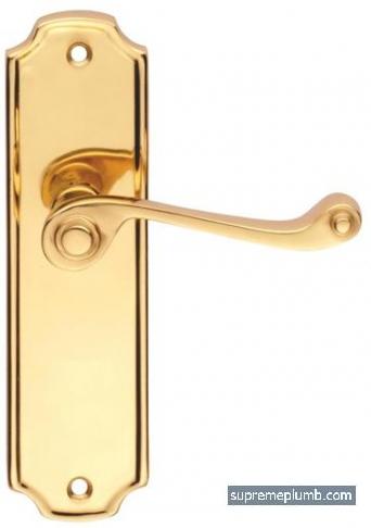 Florence Lever Latch Polished Brass